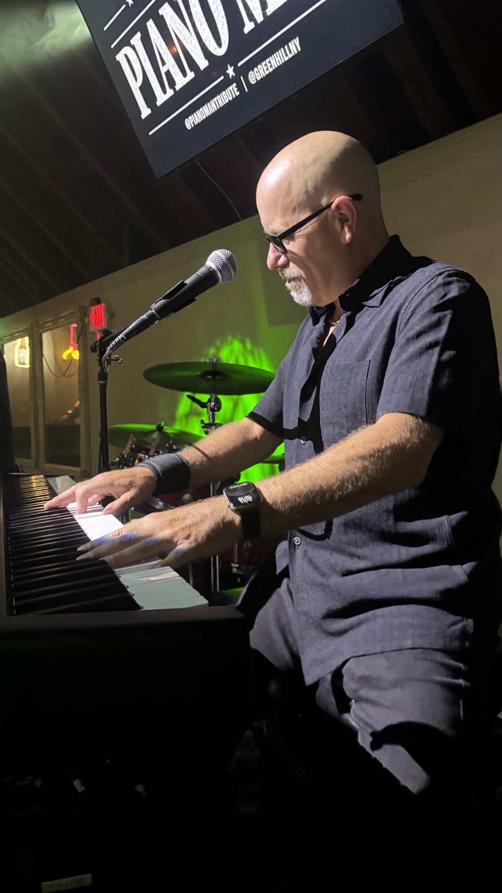 Piano Man, live